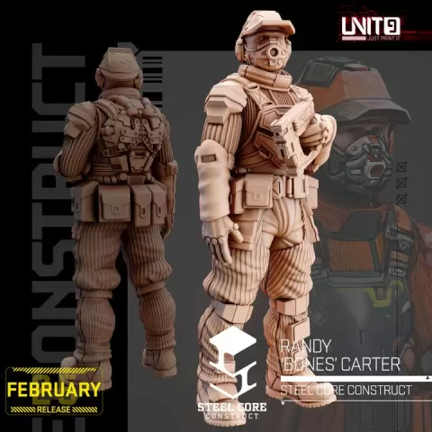 Cyberpunk - Randy 'Bones' Carter - Steel Core Construct by UNIT9