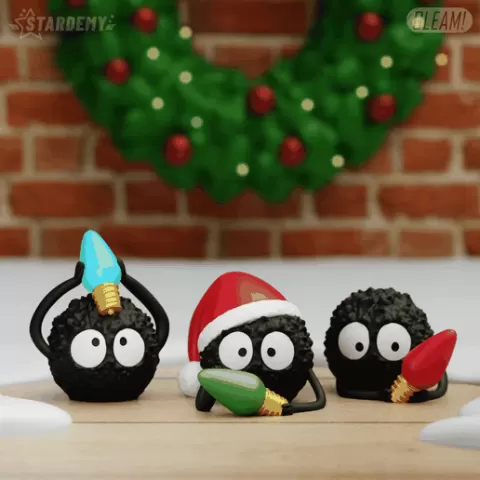 Susuwatari Christmas 3 Models Xmas Decor