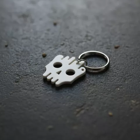 Tree Skull Key Chain