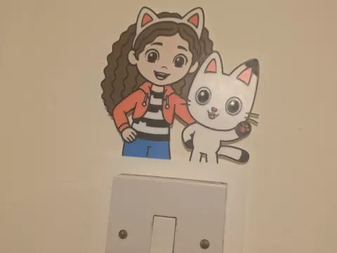 Gabby's dollhouse light switch surround