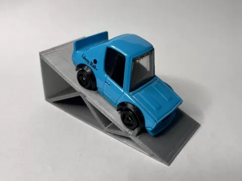 slanted stand for HotWheels