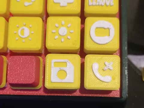 Keycap para stream deck grabacion