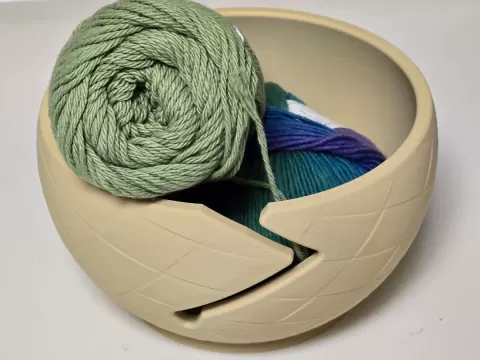 Basket Weave Yarn Bowl