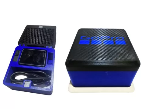 GoPro hard case w/ 2 battery holders