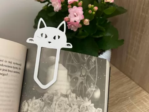 Cat bookmark
