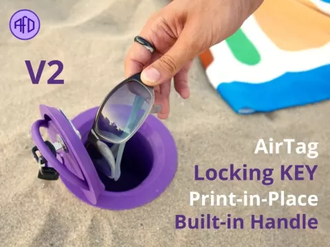 SAND SAFE 2 (With Keys and AirTag)