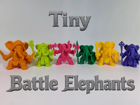 Tiny Battle Elephants