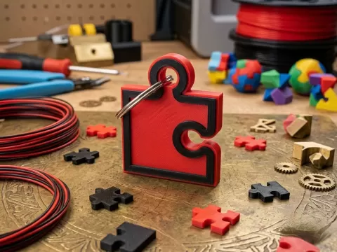 Portachiavi Puzzle