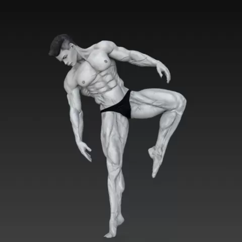 Bodybuilder man 04