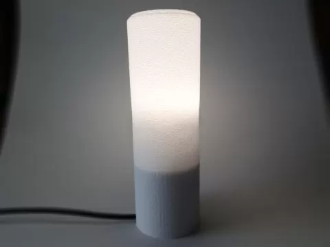Cylindrical modern lamp
