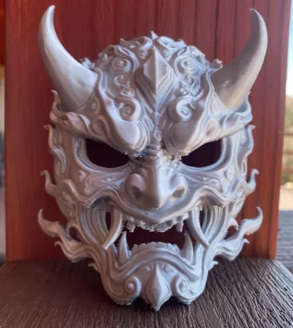 Japanese Elemental Air/Wind Demon Oni Mask - OniKaze