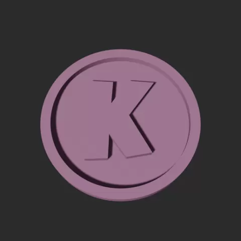 K Disc – 3D Printable Game Token