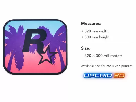 Rockstar Games Lightbox Vice Style - 100% Scalable