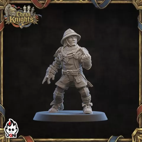 Lineman #05 - Knightly Orders proxy (Chess Style) - UGNI - Fantasy Football by UGNI Miniatures