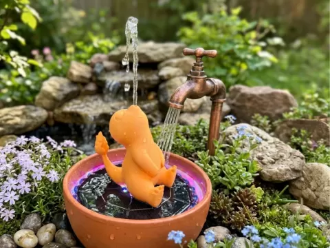 Glumanda Solarbrunnen Figur