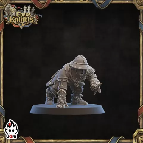 Lineman #02 - Knightly Orders proxy (Chess Style) - UGNI - Fantasy Football by UGNI Miniatures
