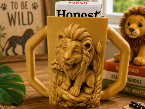 Lion Juice Box Buddy / Holder