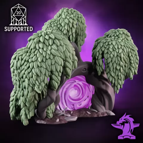 Feywild Tree Portal | Fantasy Portal Terrain for D&D & Pathfinder by The Forge of Many Things