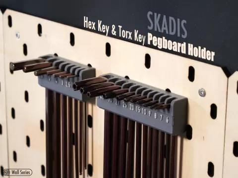 Hex Key|Torx Key|Pegboard Holder|六角|梅花扳手|支架|Skadis