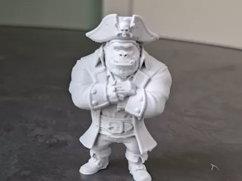 Pirate Gorilla Miniature
