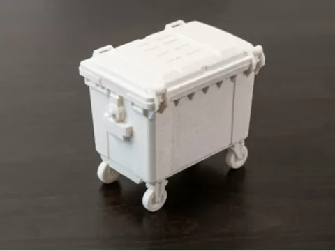Wheeled Trash Bin