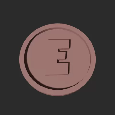 E Disc – 3D Printable Game Token