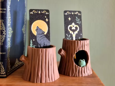 Bookmark Holder Tree Stump
