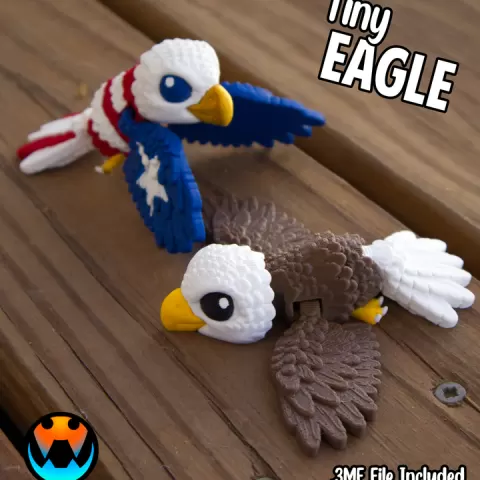 Tiny Eagle by Cinderwing3D