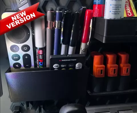 Pen, Pencil, Markers, Stuff Holder for Honeycomb Storage Wall