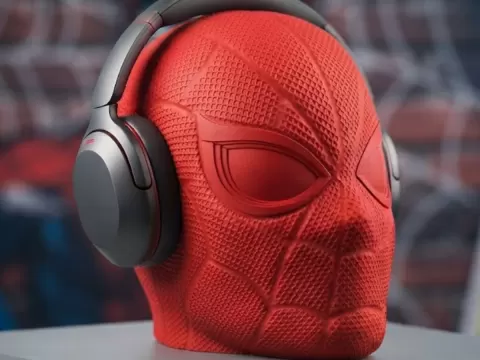 Suporte para fone de ouvido do Homem-Aranha NO AMS