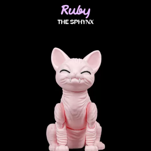 Ruby, the Sphynx by Stlflix