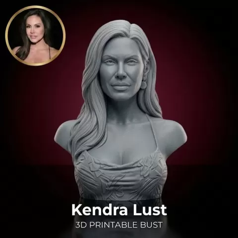 Kendra Lust bust by 3dmodelgallery