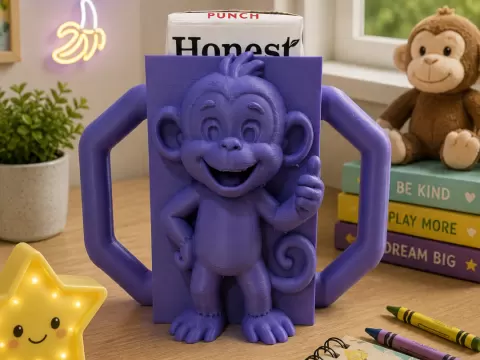 Monkey Juice Box Buddy / Holder