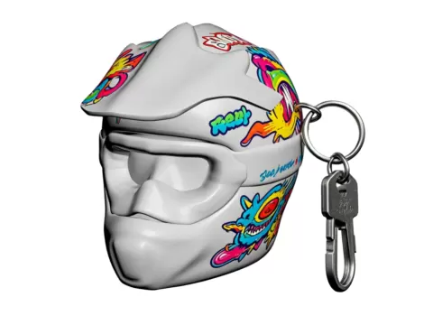 motocross helmet keyring