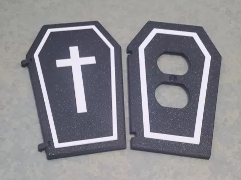 Coffin Outlet Cover With Lid