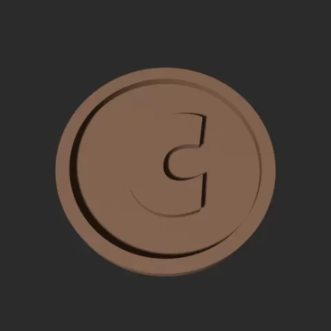 C Disc – 3D Printable Game Token