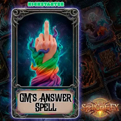 FREE 3D Printable Magic Spell – GM`S Answer Spell - SpellCraft FX