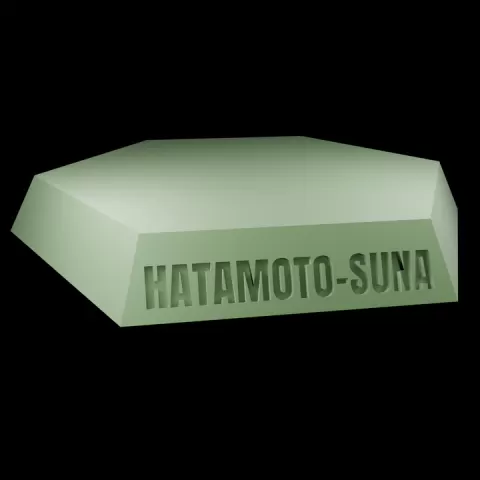 Hatamoto-Suna Battletech Hex Base by James Hall