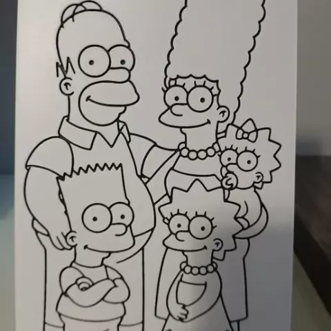 Hueforge Simpsons without AMS