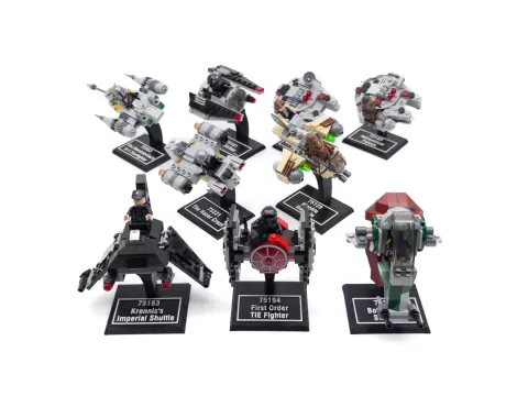 Display Stand for LEGO Star Wars Microfighters and Polybags [last update 27.05.2025] / 75400 75391 75344