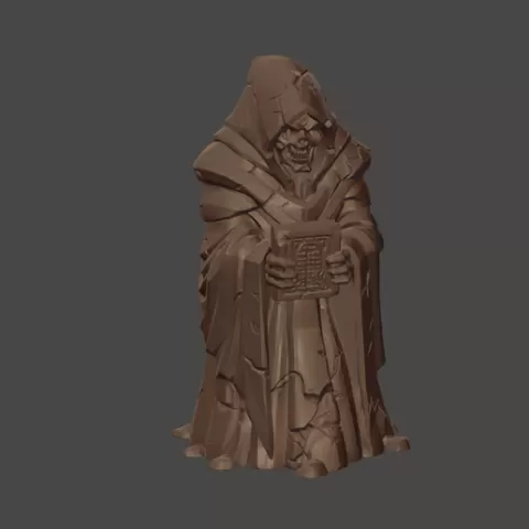 Terrain Statue Skeleton.