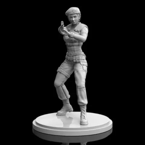 Police girl by Dwarfworkshop3d