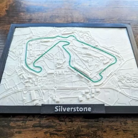 Silverstone Circuit 3D Miniature