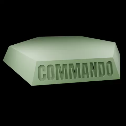 Commando Battletech Hex Base by James Hall