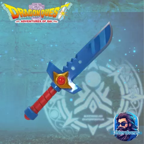 Knife of Papnica (Sun Version) – Dragon Quest: The Adventure of Dai | Cosplay Accessory