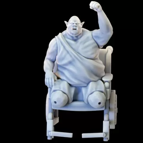 Wheelchair Patient 2 - Not Your Average Trading District Vol. III by YourNeighborKnight Minis
