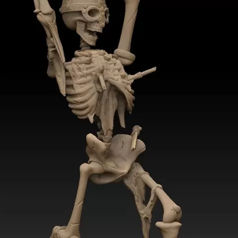 Giant Skeleton by PostMortemNihiliEst