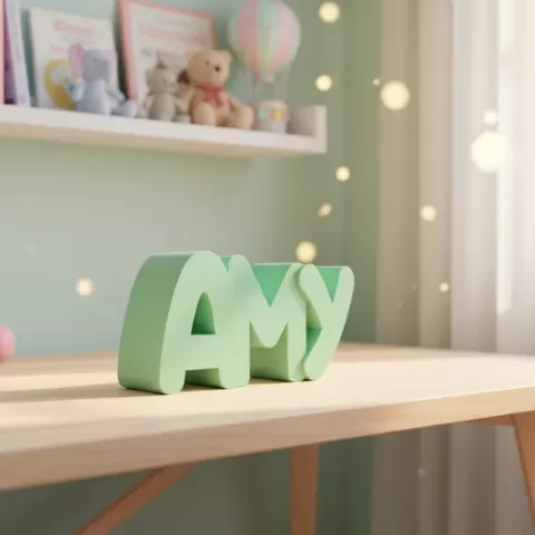 STL File, Personalized Piggy Bank, Name: Anneliese, 3D Printing Template Gift for Newborn & Baptism, Money Box with Name