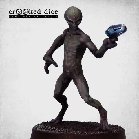 Grey Alien B by Karl Perrotton