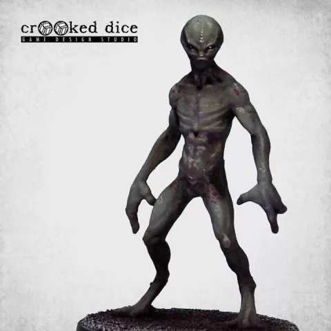 Grey Alien A by Karl Perrotton